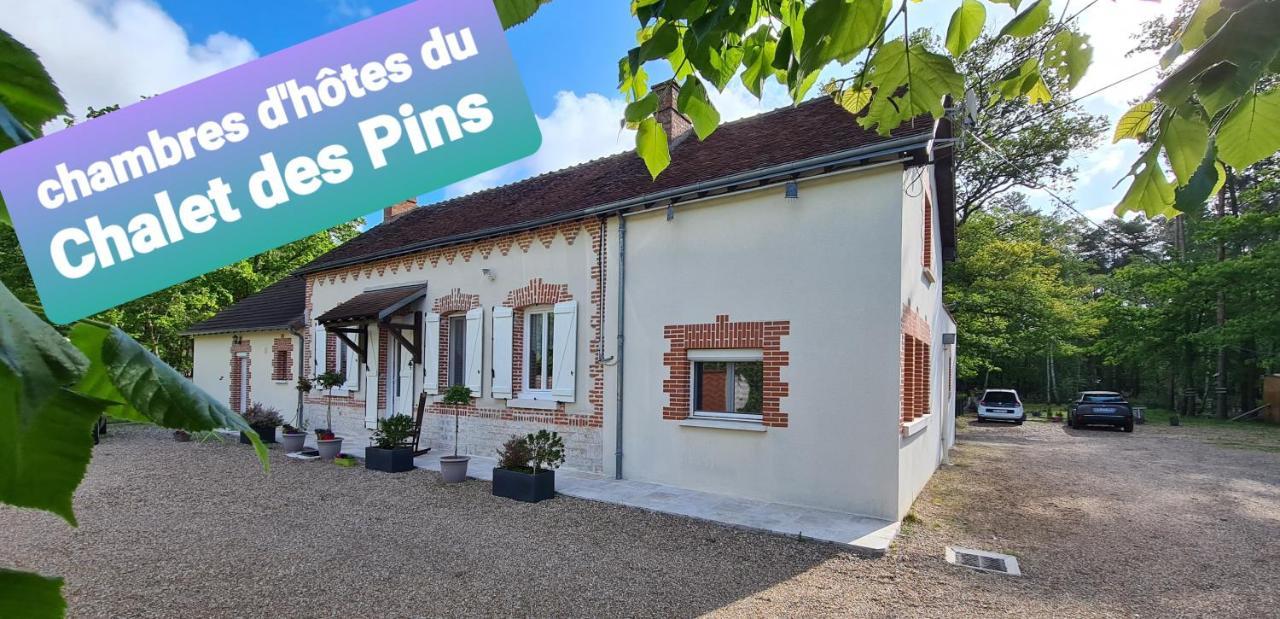 Roulottes Du Chalet Des Pins Rougeou Buitenkant foto